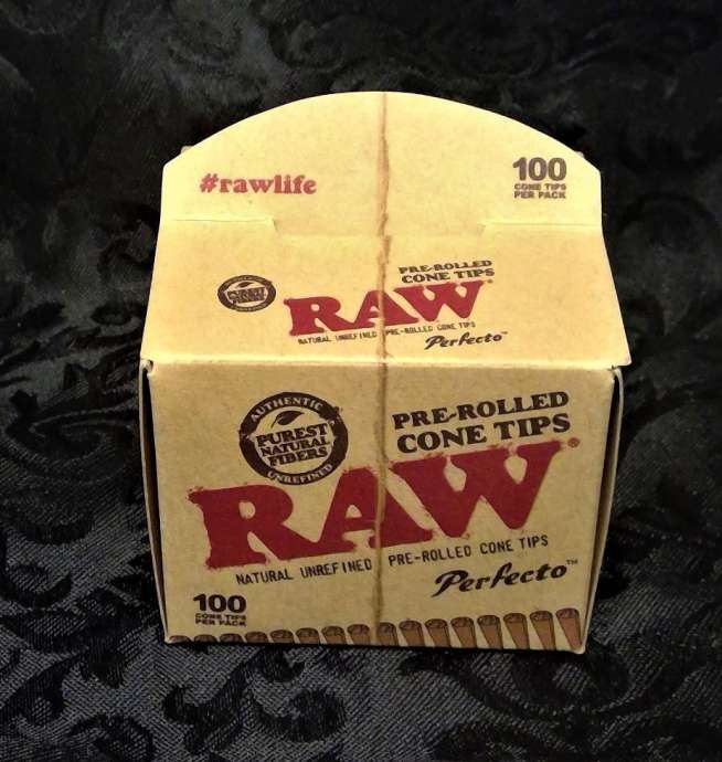Raw Prerolled Cone Tips 100ct